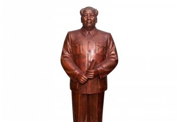 手拿书卷的毛泽东铜雕-拿书卷毛泽东铜雕 毛泽东铜雕