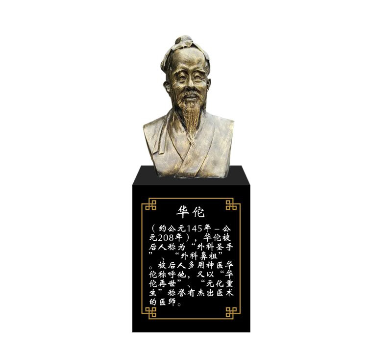 古代名医华佗头像铜雕-古代名医铜雕 华佗头像铜雕 古代名医华佗头像铜雕-古代名医铜雕 华佗头像铜雕高清图片