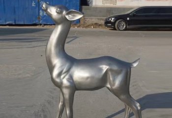 公园不锈钢小鹿雕塑-公园小鹿雕塑 不锈钢小鹿雕塑