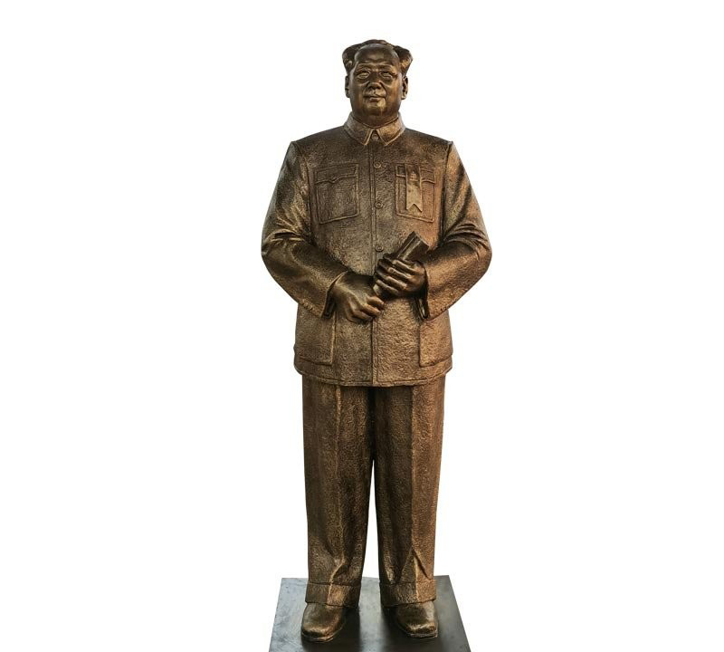 革命家伟人毛泽东铜雕-革命伟人铜雕 毛泽东铜雕高清图片