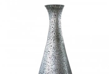 不锈钢编织镂空花瓶雕塑-不锈钢镂空花瓶雕塑 编织镂空花瓶雕塑
